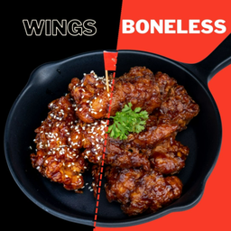 ปีก5ชิ้น +ไก่ไม่มีกระดูก(เล็ก)