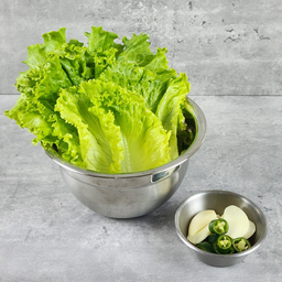 ชุกผัก หมูย่างเกาหลี (มีแต่ผัก ไม่มีหมู)