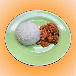 ข้าวพริกแกงหมู