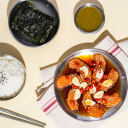 เซตแซลมอนดองซีอิ๊วเกาหลี