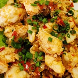 Stir-Fried Lump Crab Meat With Chili And Salt