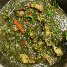 แกงขี่เหล็กหมูสามชั้น