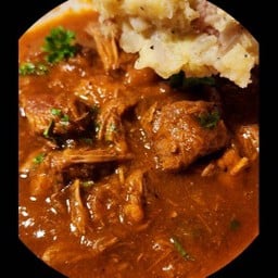 Beef Stew with mashed potatoes