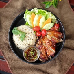 ข้าวหน้าไก่ย่าง