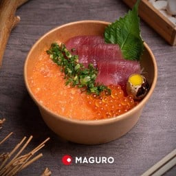 Negi Salmon & Akami Don