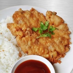 ข้าวไข่เจียว (ไข่เจียวราดข้าว)