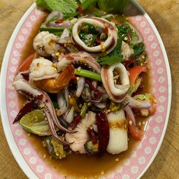 ตำเกาเหลาทะเลใส่น้ำปลาร้า