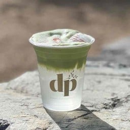 Coconut matcha on cloud