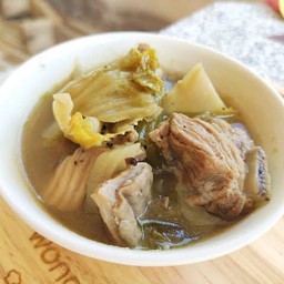 ต้มจืดผักกาดดองซี่โครงอ่อน