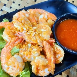 กุ้งทอดกระเทียม