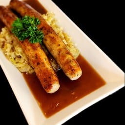 Pork Sausage on Mash