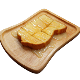 ขนมปังปิ้งเนยน้ำตาล แผ่นหนา