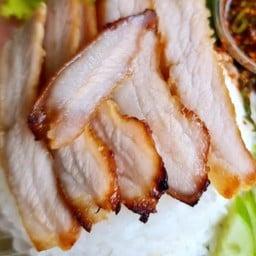 ข้าวหน้า คอหมูย่าง