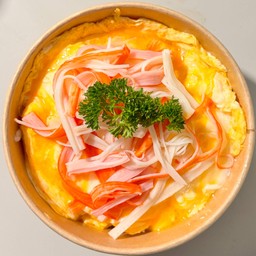 ข้าวไข่ขยี้ปูอัด