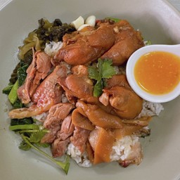 ข้าวขาหมูรวมคากิเนื้อหนัง