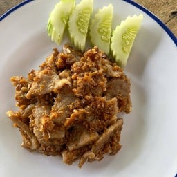 ผัดกระเทียม (กับข้าว)