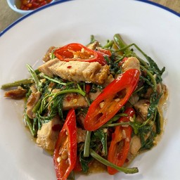 ผัดผักกระเฉด (กับข้าว)