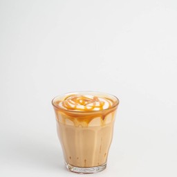 Hot caramel machiato