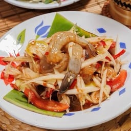 ตำกุ้งสด