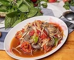 ส้มตำปูปลาร้ากุ้งสด