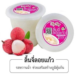 ลิ้นจี่ลอยแก้ว