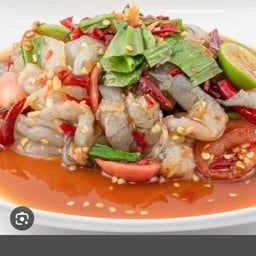 ยำกุ้งสด
