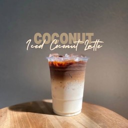 กาแฟ + นมมะพร้าว