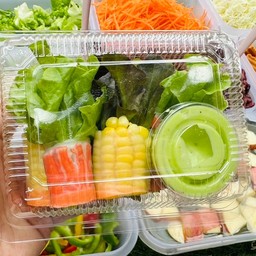 สลัดโรล ข้าวโพด ปูอัด เต็มคำ