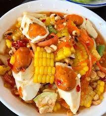 ตำข้าวโพดไข่เค็ม