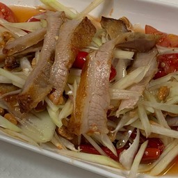 ตำไทยคอหมูย่าง