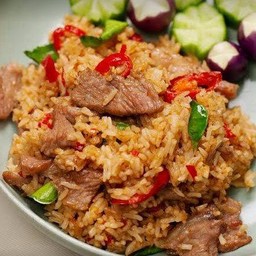 ข้าวผัดกะปิหมู