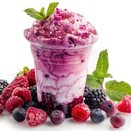 มิกซ์เบอร์รี่นมสดโยเกิร์ตปั่น