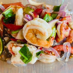 ยำกุ้งสด