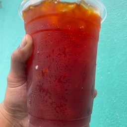 ชาดำเย็น ลูกชายมาโนช(แก้วโอ่ง)