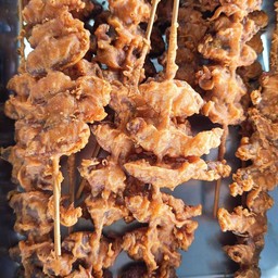 ปลาหมึกทอดไม้ละ