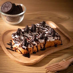 ปังปิ้งแผ่น-วิปครีมโอริโอ้ช้อค