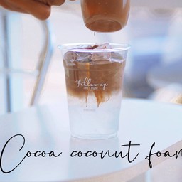 Cocoa coconut foam