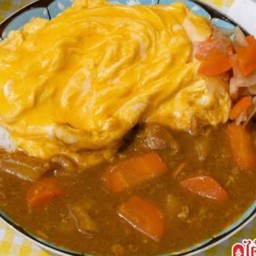 แกงกะหรี่ไข่ข้น (ไม่มีเนื้อสัตว์)