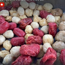 ลูกชิ้นทอดรวมชุดใหญ่