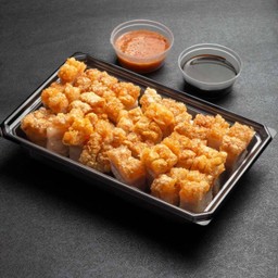 หมูกรอบ size XL (ฟรี 2 น้ำจิ้มผงซอส)