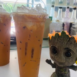 [เซตสุดฮิต] ชาเย็น 22oz. + ปังปิ้ง เนย นม