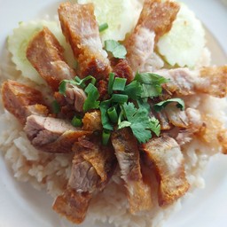 ข้าวมันหมูกรอบ