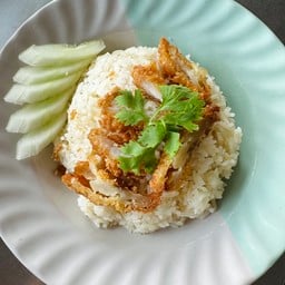 ข้าวมันไก่ทอด