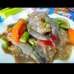 ตำเส้นเล็กกุ้งสด