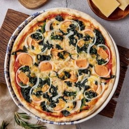 พิซซ่าแซลมอนรมควัน/Pizza Smoked Salmon