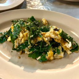 ผักเหรียงผัดไข่