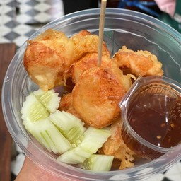 ไก่ยอพริกสดชุปแป้งทอด