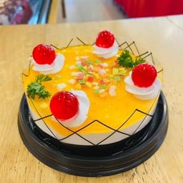 เค้กเป่าวันเกิด ส้มเยลลี่เรนโบว์