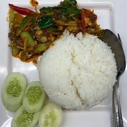 ผัดเผ็ดปลาไหลราดข้าว