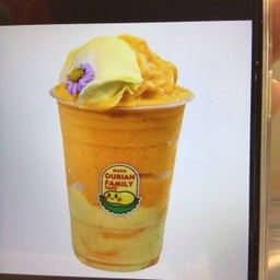 ทุเรียนปั่นชาไทยกะทิสด